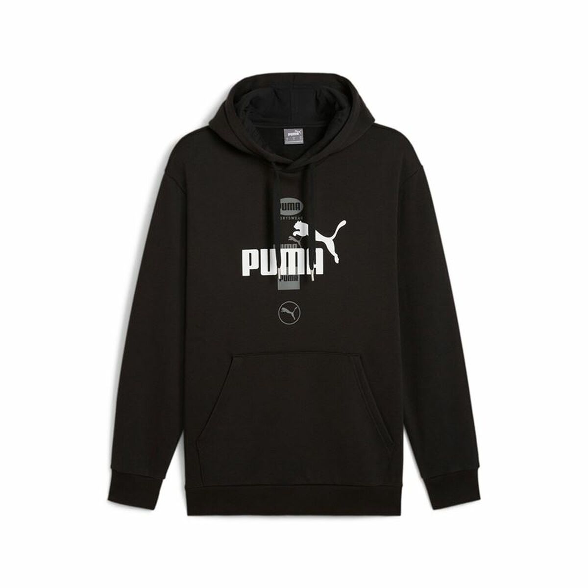 Sudadera con Capucha Hombre Puma Puma Power Graphic Negro