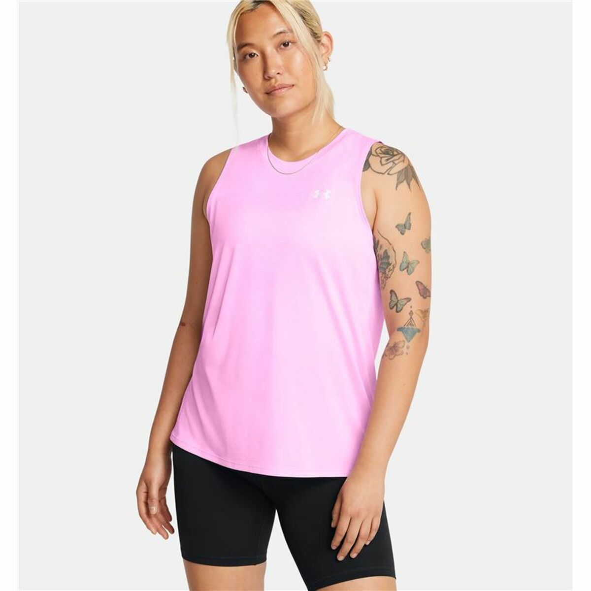 Camiseta para Mujer sin Mangas Under Armour Rosa