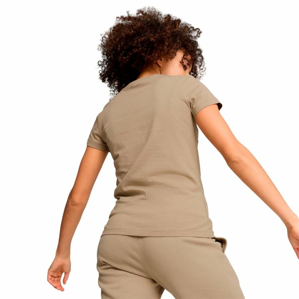 Camiseta de Manga Corta Mujer Puma Better Essentials Beige