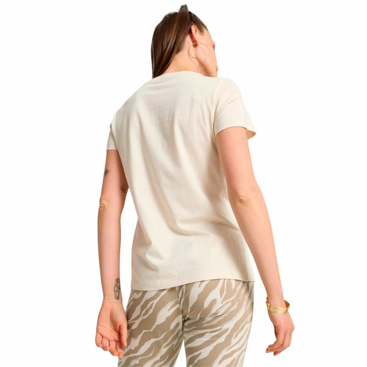 Camiseta de Manga Corta Mujer Puma Essentials + Animal