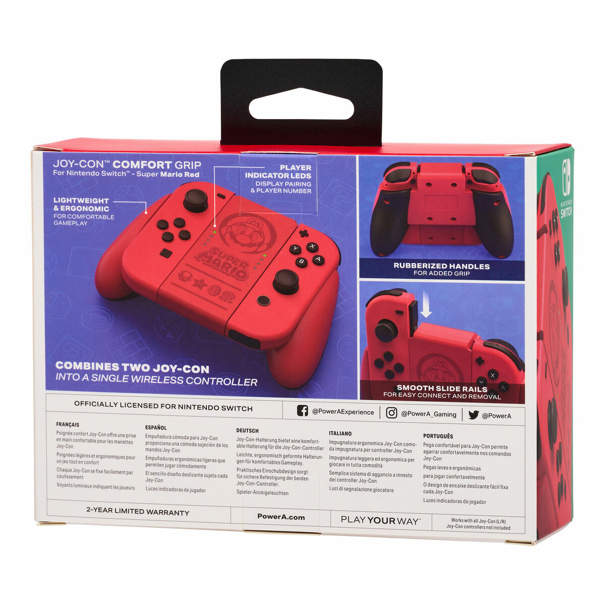 Mando Gaming Powera Rojo (Reacondicionado A)