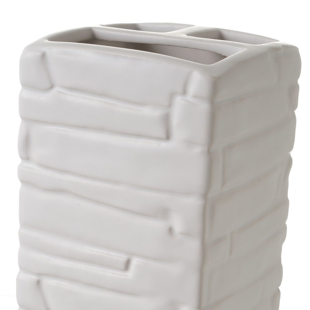 Set de Baño Blanco Cerámica 20,5 x 8 x 19,5 cm