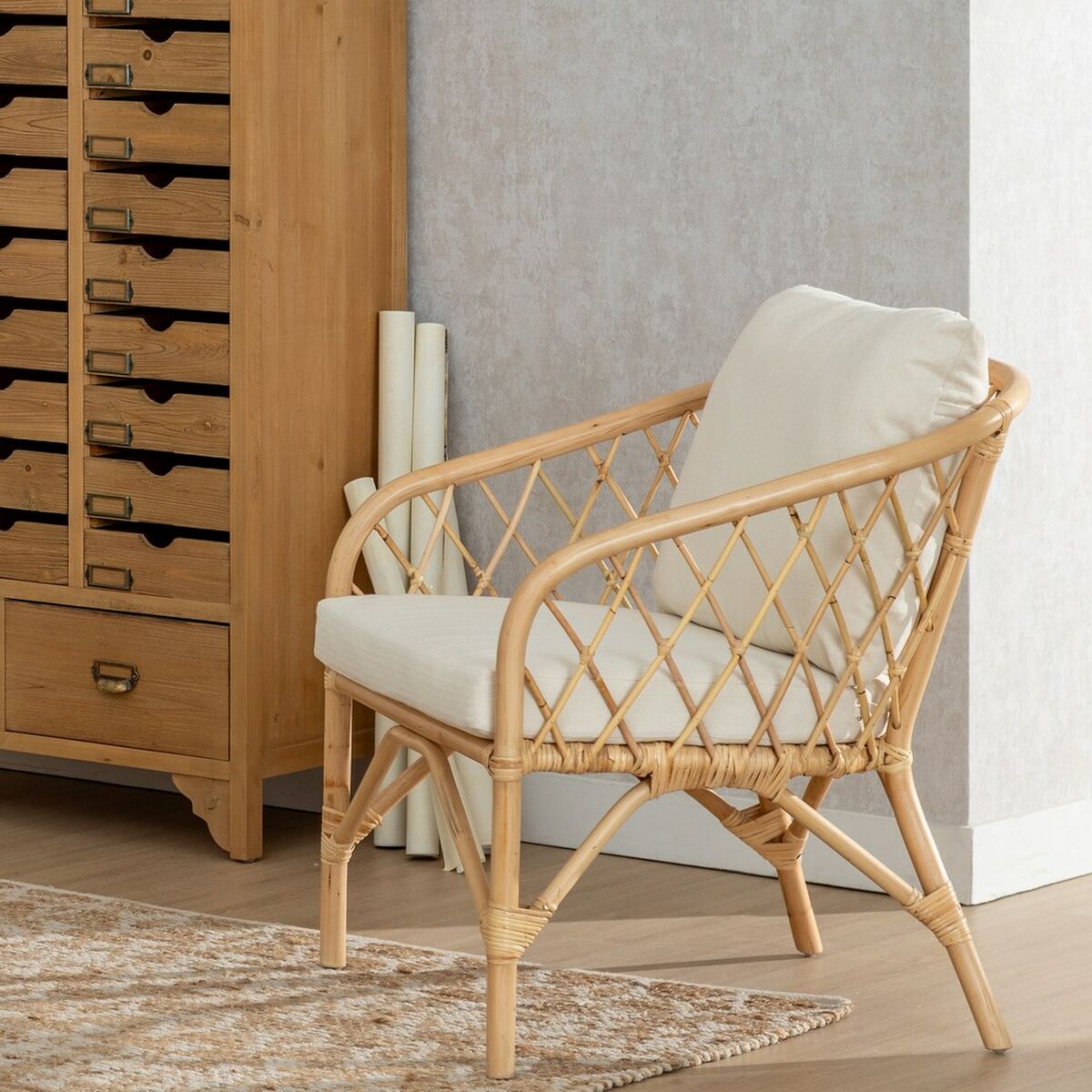 Sillón de jardín Natural 68 X 72 X 76 CM