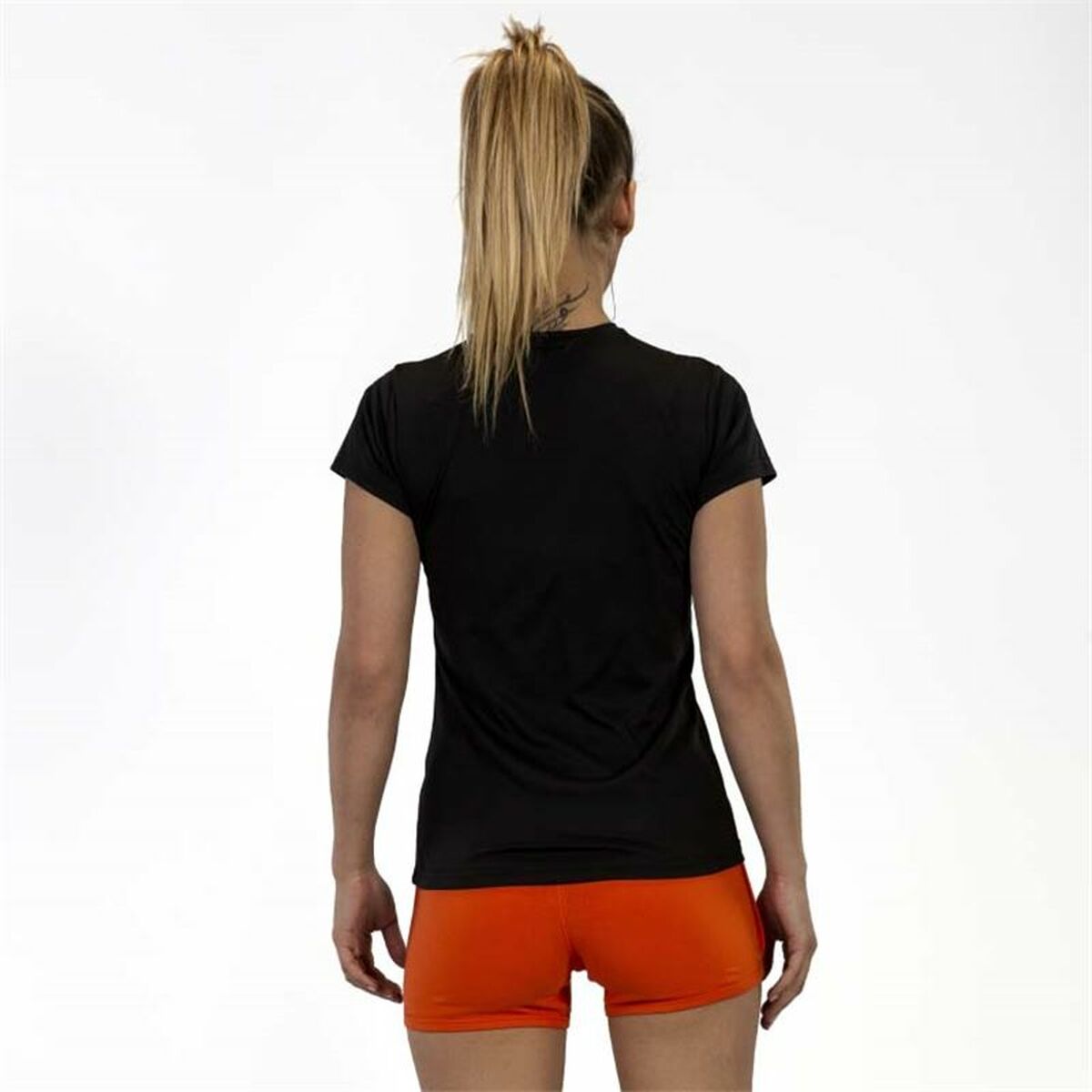 Camiseta Deportiva de Manga Corta Joma Sport Combi Negro