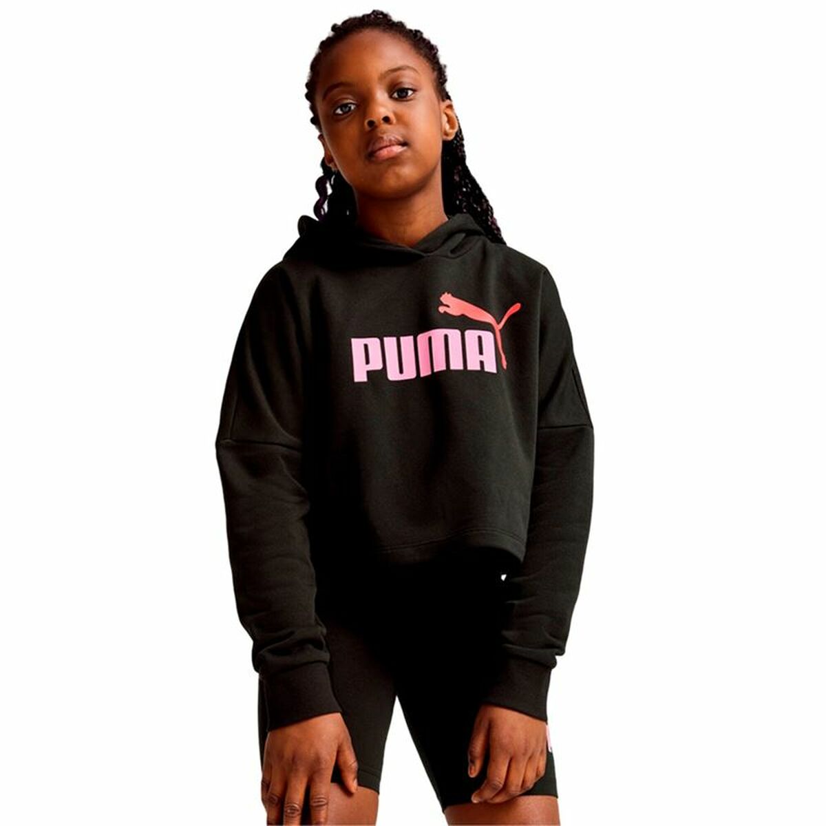 Sudadera con Capucha Niña Puma