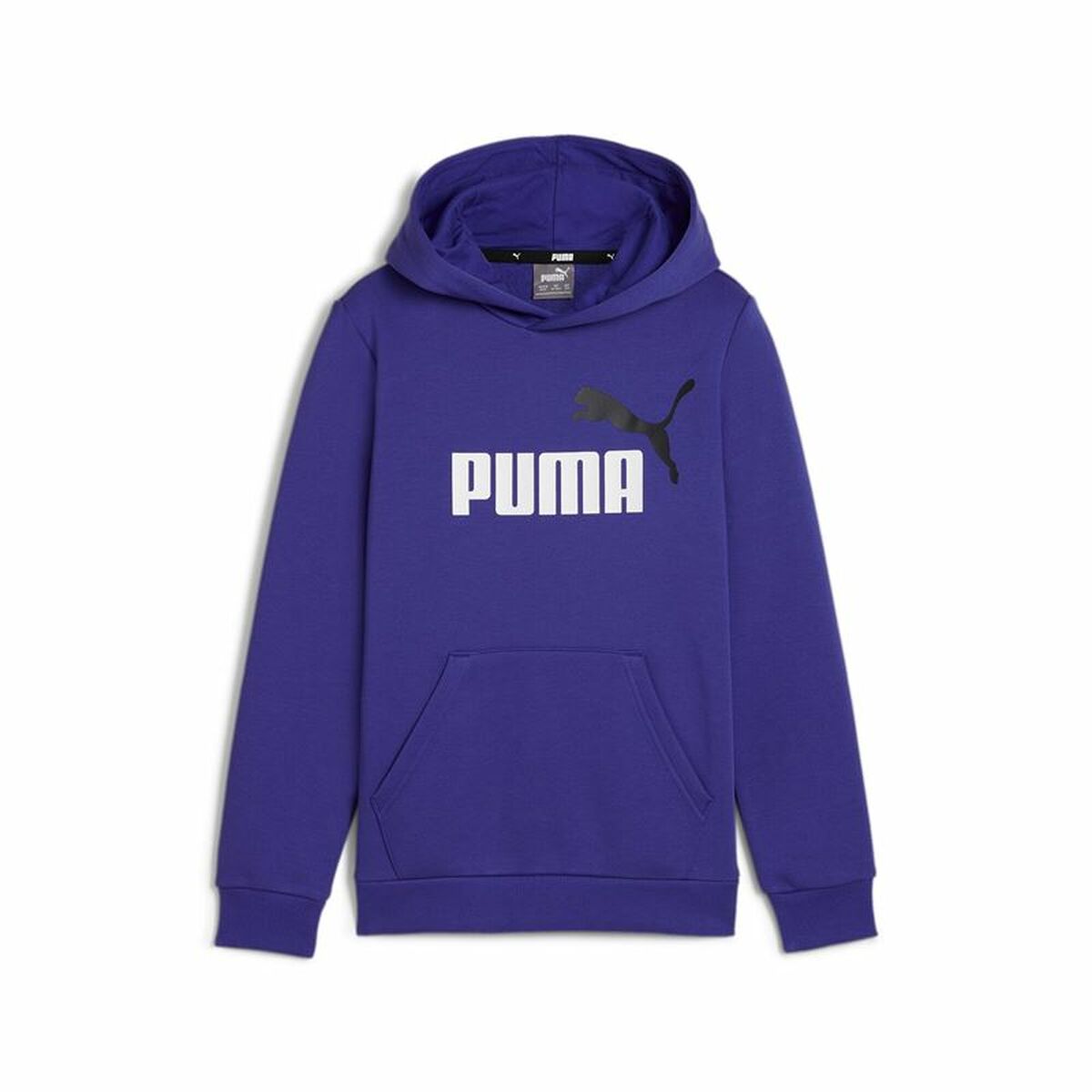 Sudadera con Capucha Niño Puma Essentials+ 2 Col Big Logo Azul