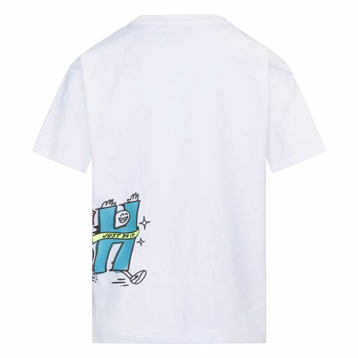 Camiseta de Manga Corta Infantil Nike KT-S/S Knit Blanco
