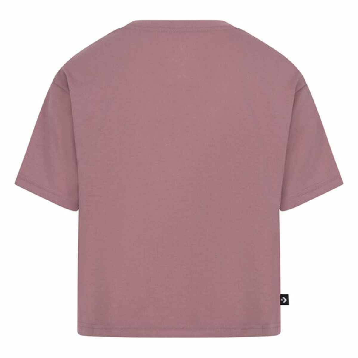 Camiseta de Manga Corta Infantil Converse Chuck Patch Boxy Salmón