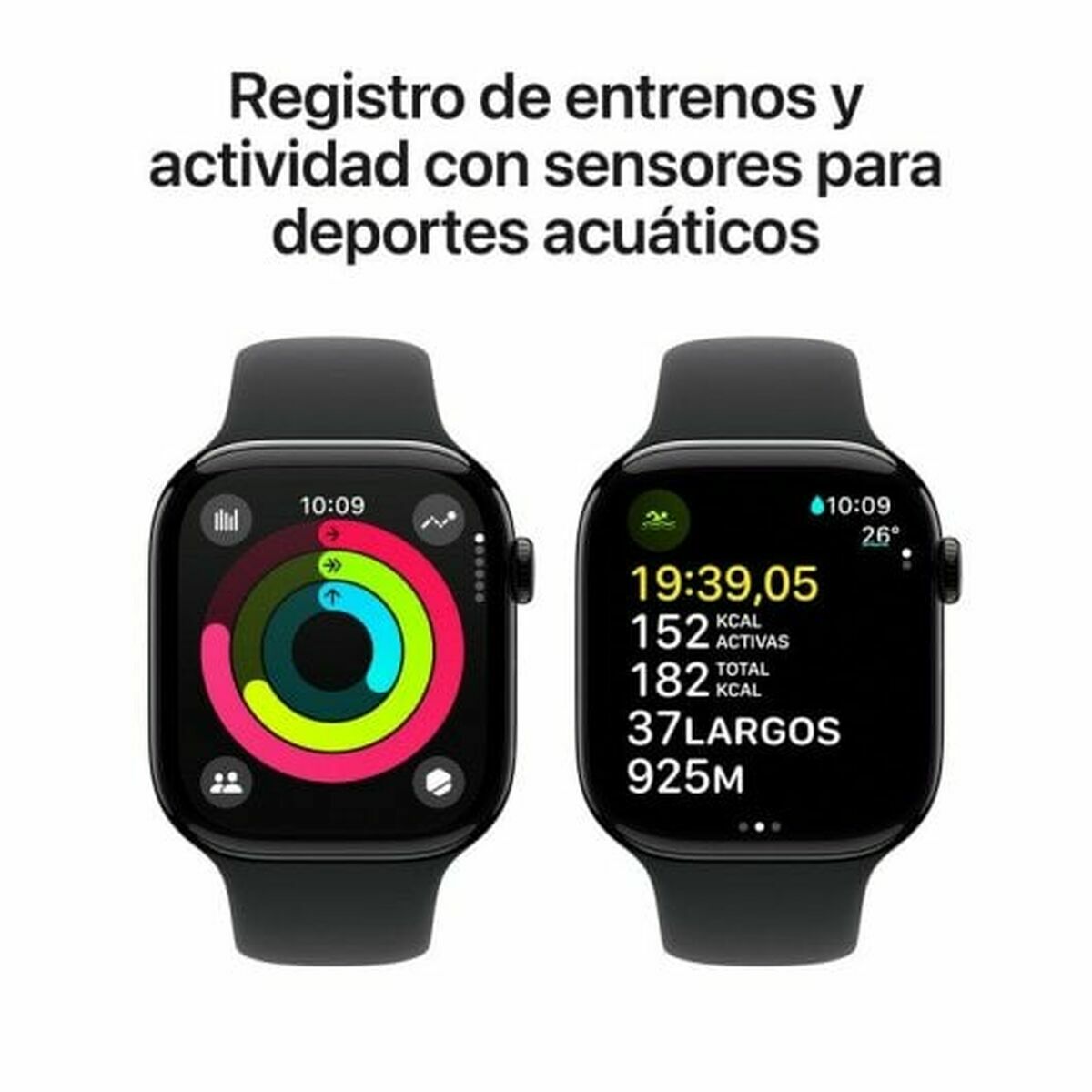 Reloj Hombre Apple MWY43QL/A Negro