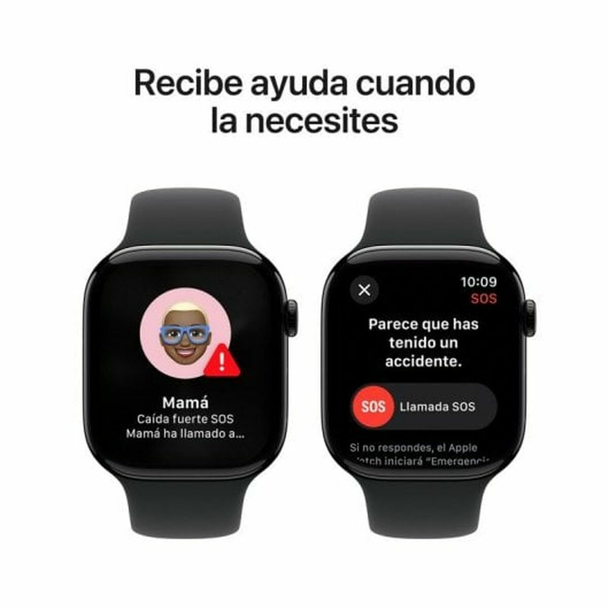 Reloj Hombre Apple MWY43QL/A Negro