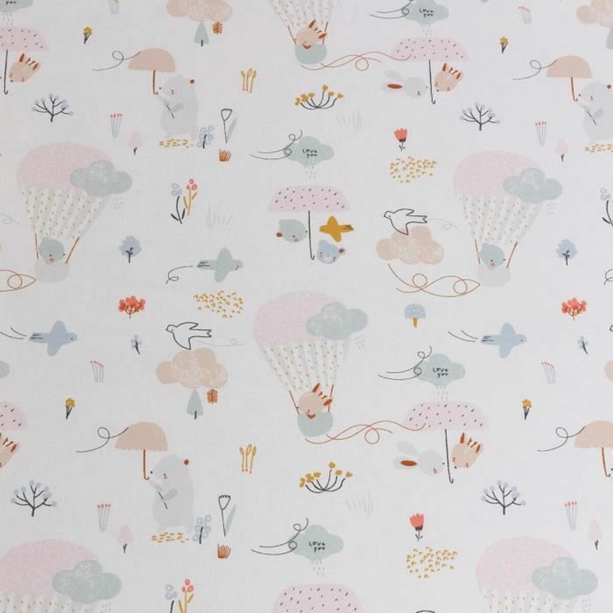 Colchón para cuna Tineo Balloons 120 x 60 x 4 cm