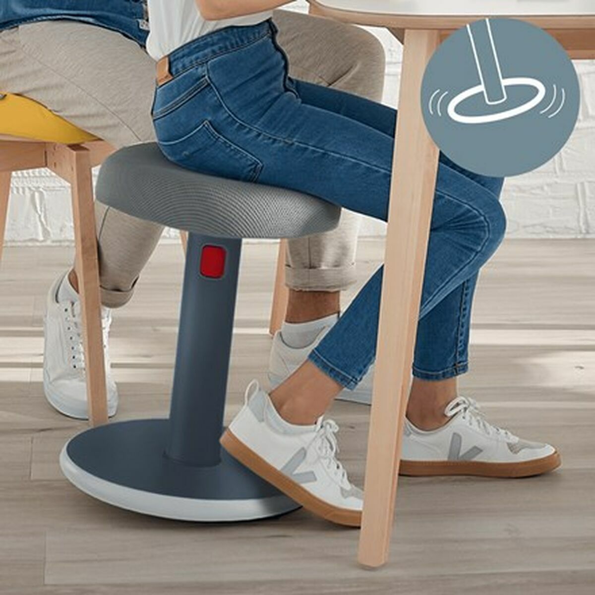 Taburete Ergonómico Leitz Ergo Cosy Active Plástico