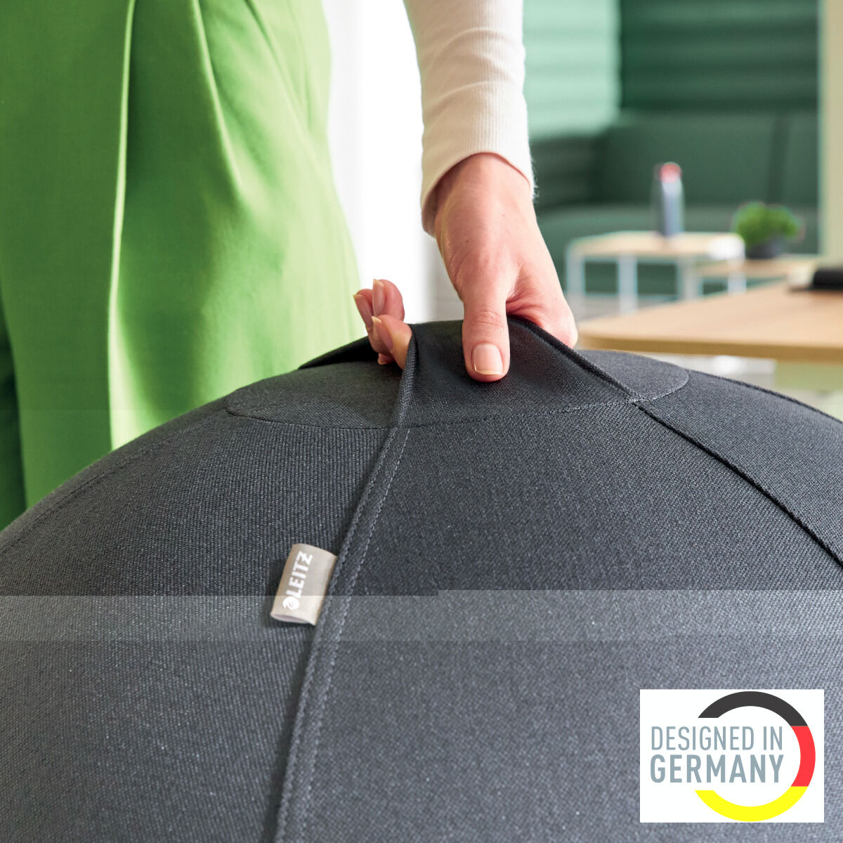 Asiento Leitz ["Ergo Active"] Gris oscuro