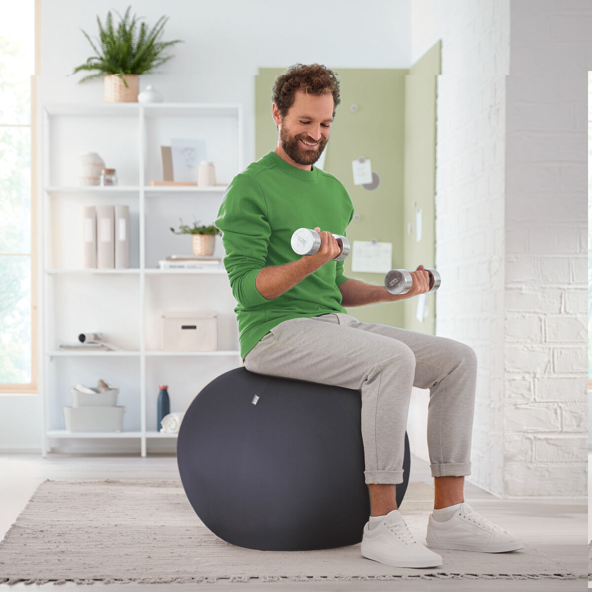 Asiento Leitz ["Ergo Active"] Gris oscuro