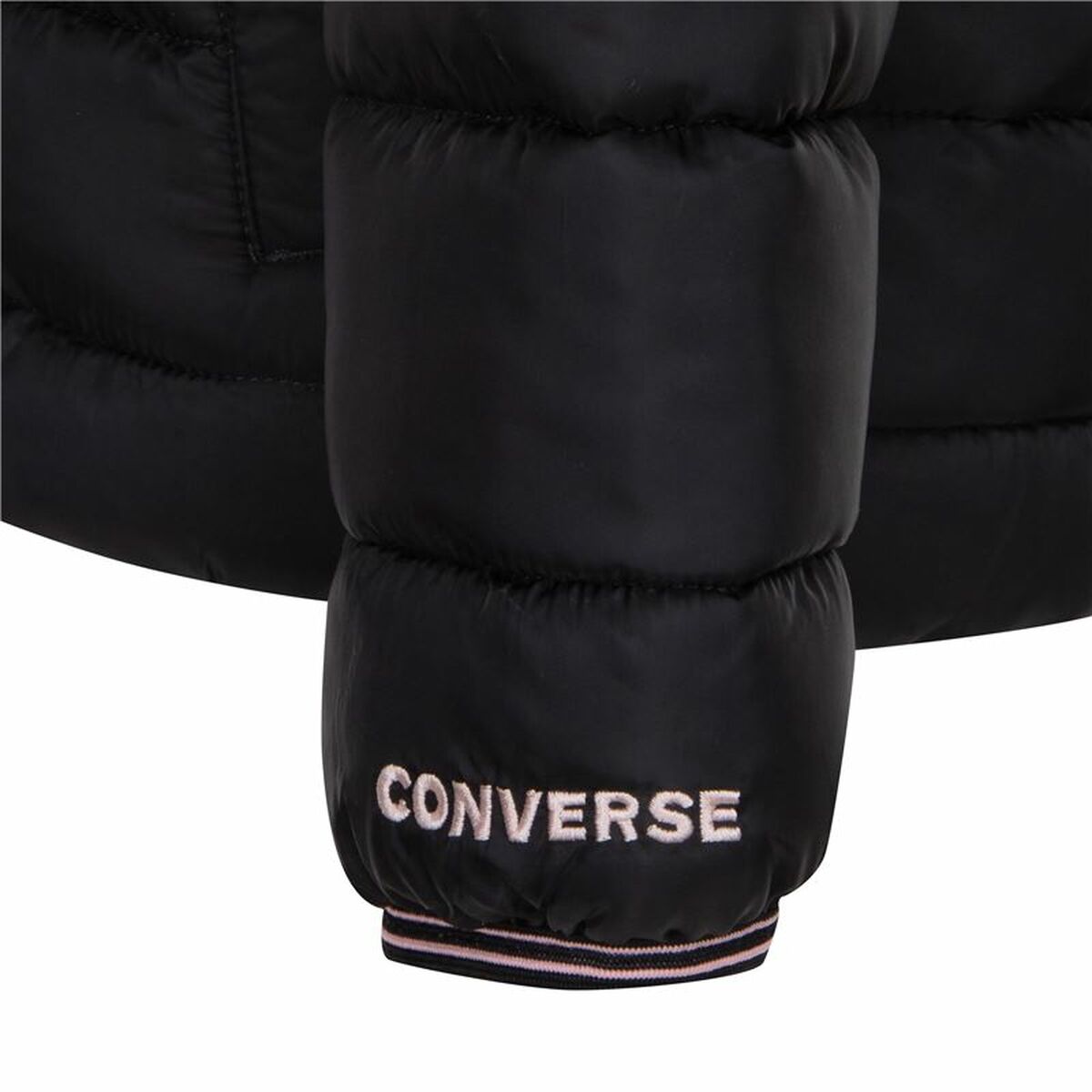 Chaqueta Infantil Converse Solid Mdwt Puffer Negro