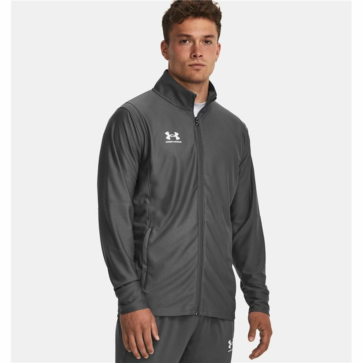 Chaqueta Deportiva para Hombre Under Armour Challenger Gris