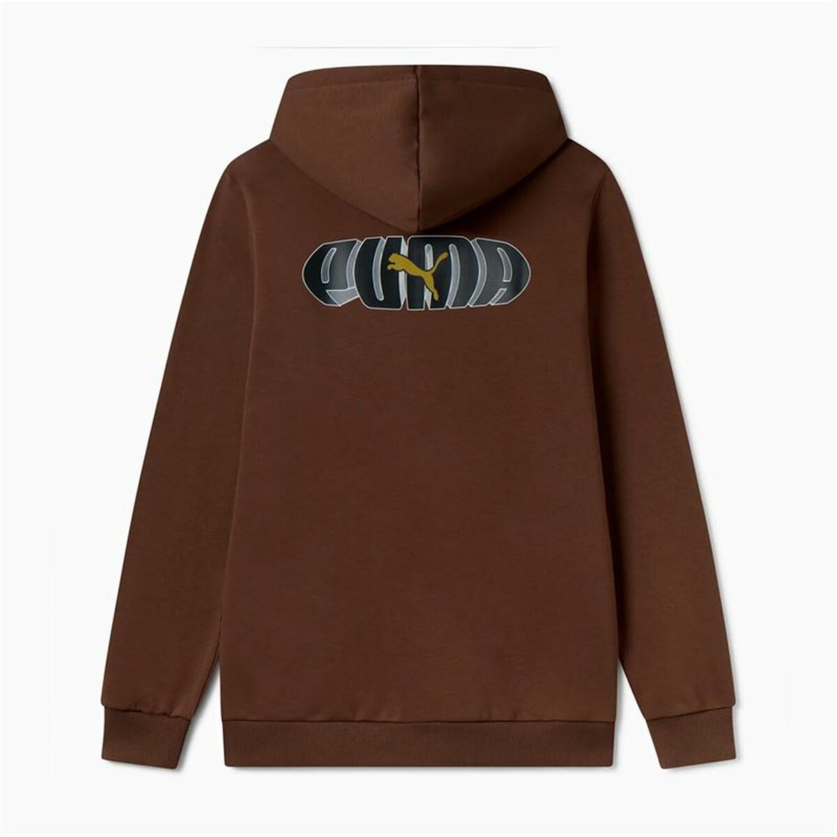 Sudadera con Capucha Hombre Puma Essentials+ Graphic Marrón