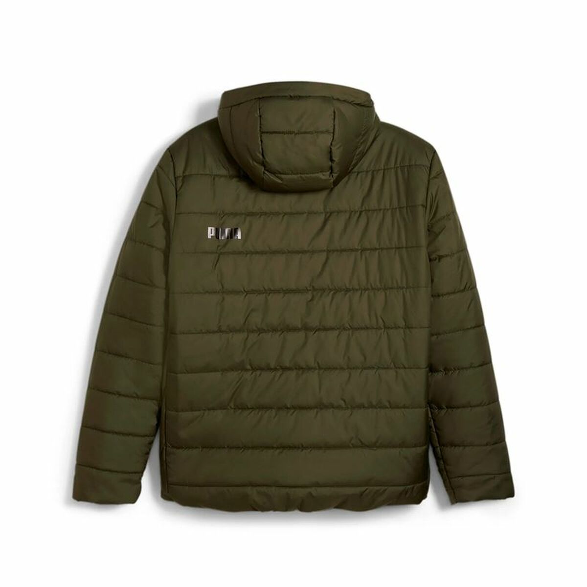 Chaqueta Deportiva para Hombre Puma Essentials Hooded Padded Verde oscuro