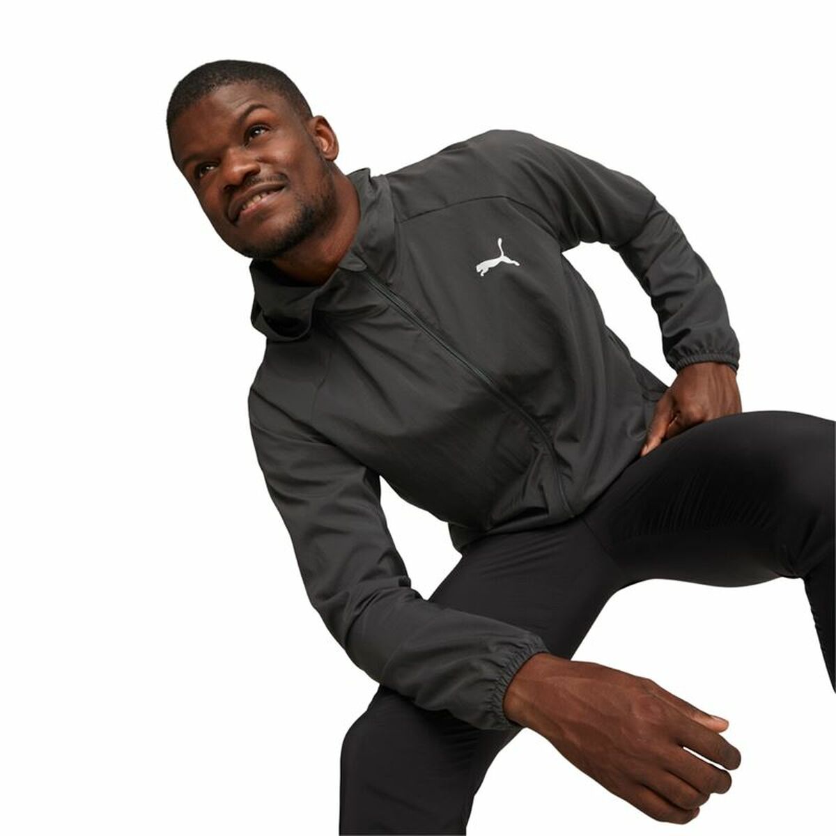 Chaqueta Deportiva para Hombre Puma Run Favorite Woven Negro