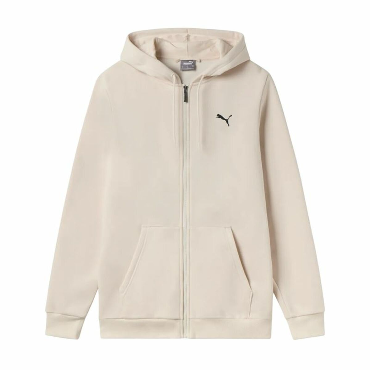 Sudadera con Capucha Hombre Puma Essentials+ Graphic Hoodie Fz Beige
