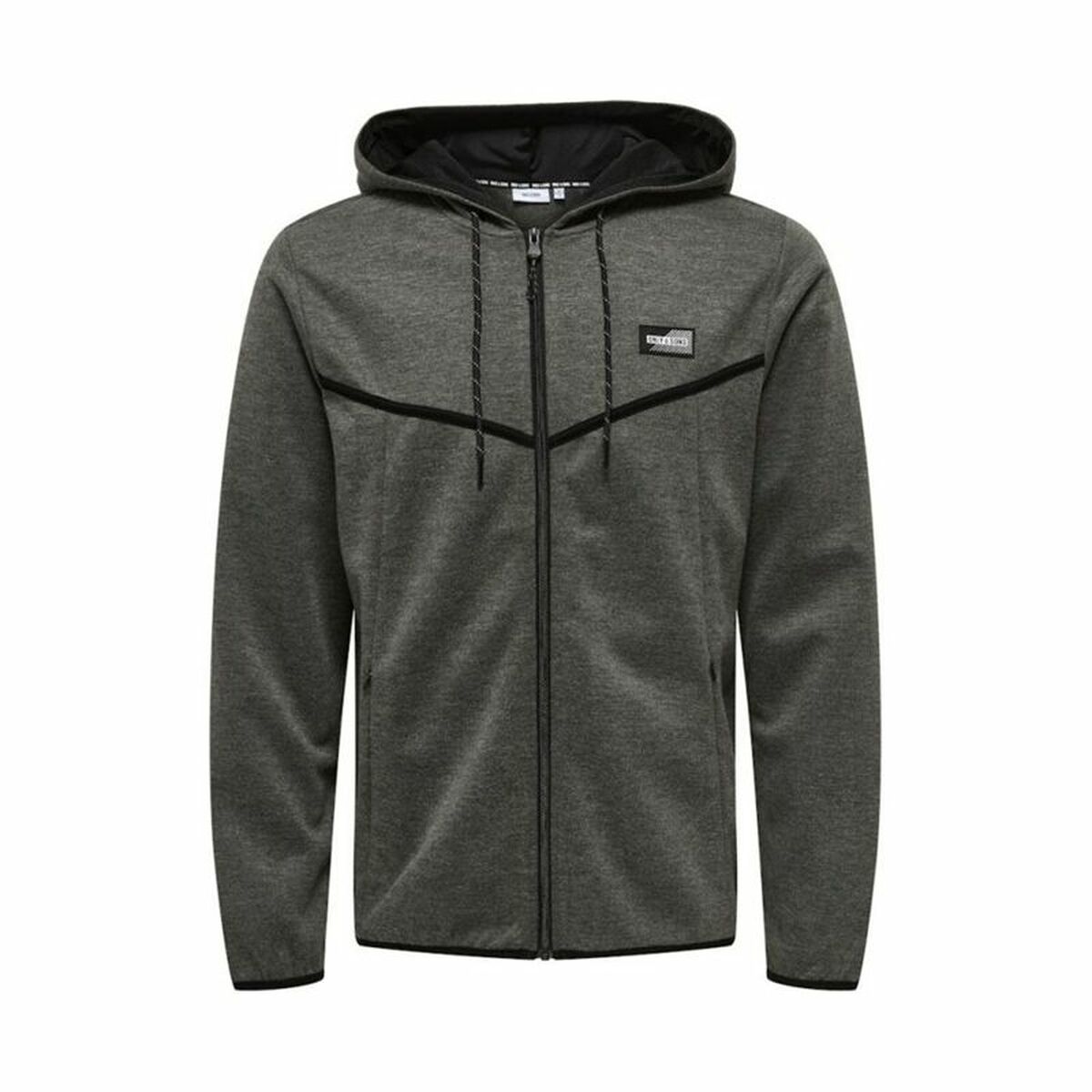 Chaqueta Deportiva para Hombre Only & Sons Regular Gris Gris oscuro