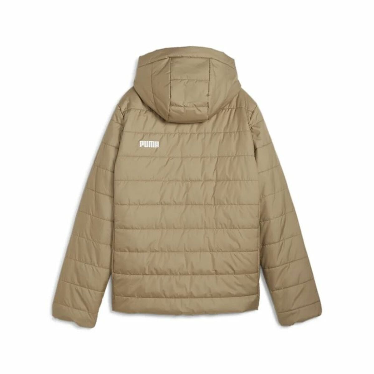 Chaqueta Deportiva para Mujer Puma Ess Hooded Padded Jacket Beige