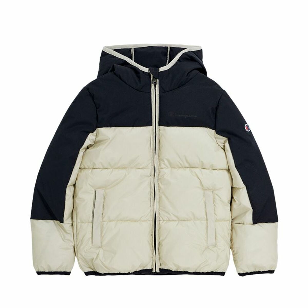 Chaqueta Deportiva para Hombre Champion Hooded Beige