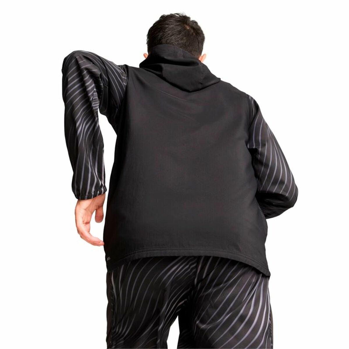 Chaqueta Deportiva para Hombre Puma Run Favorite Aop Woven Negro