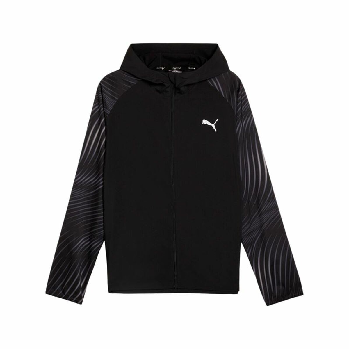 Chaqueta Deportiva para Hombre Puma Run Favorite Aop Woven Negro