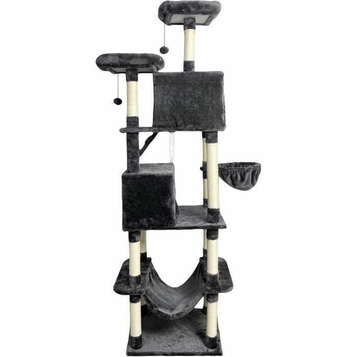 Rascador para Gatos Taylor Dark Gris Felpa