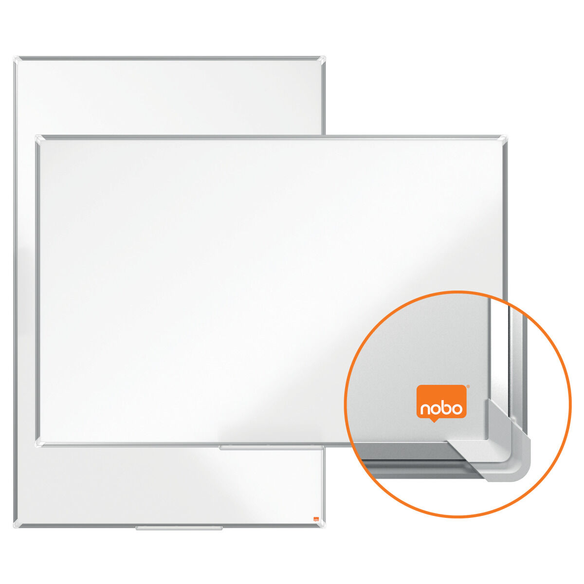 Pizarra magnética Nobo Premium Plus Blanco Aluminio 120 x 90 cm