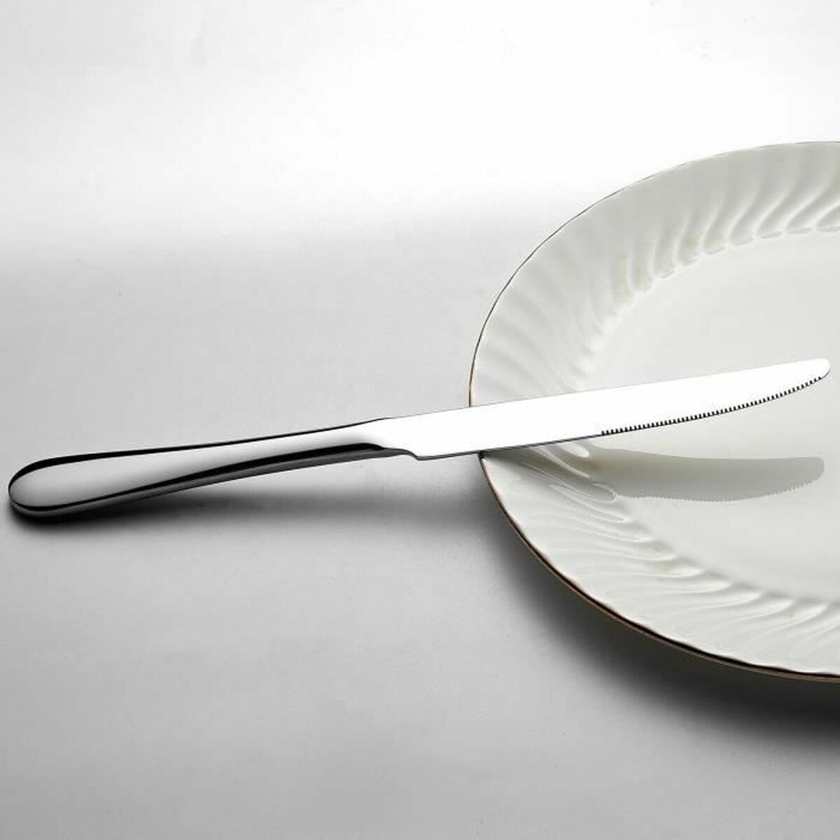 Cubertería Arthur Martin AM2202 Gris Acero Inoxidable 24 Piezas