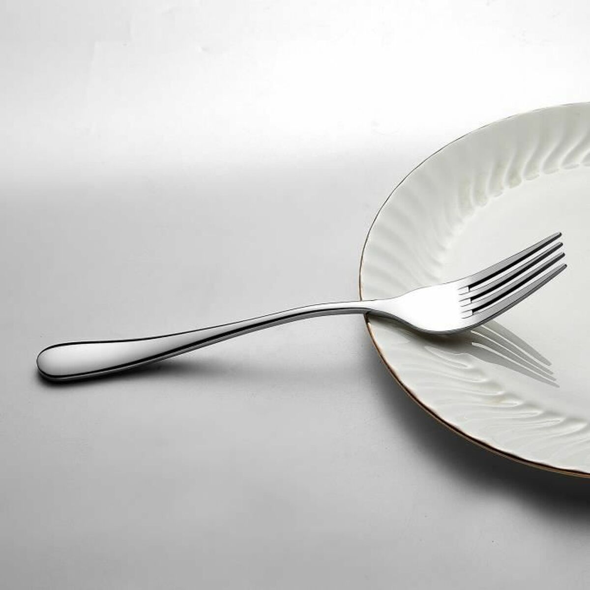 Cubertería Arthur Martin AM2202 Gris Acero Inoxidable 24 Piezas