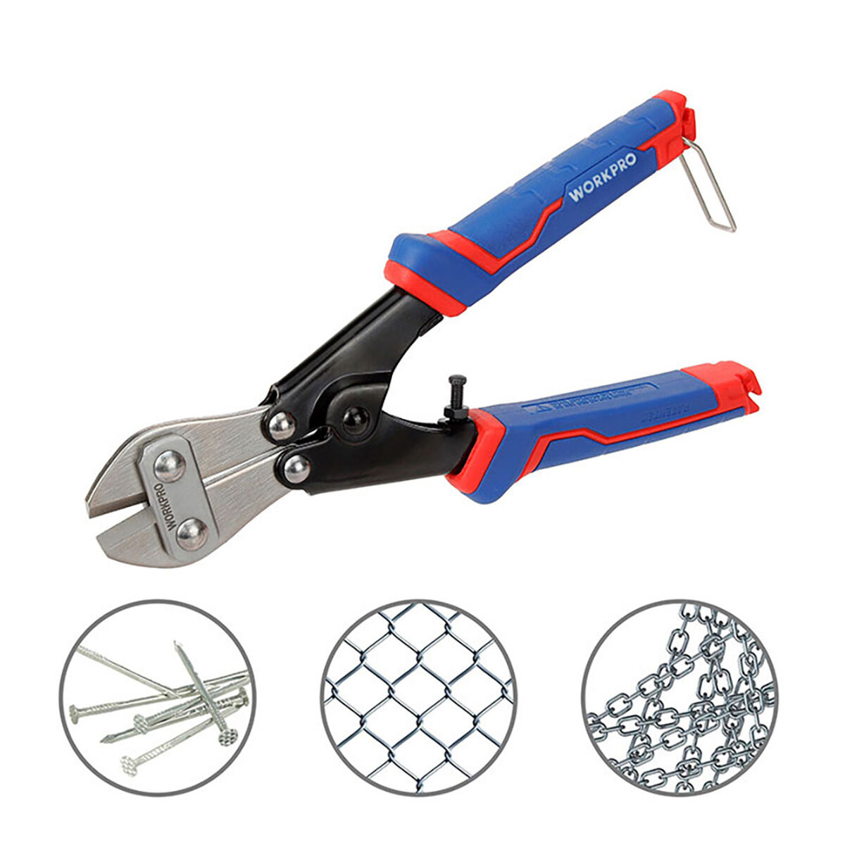 Cizalla Workpro 8" 20 cm 3,5 mm