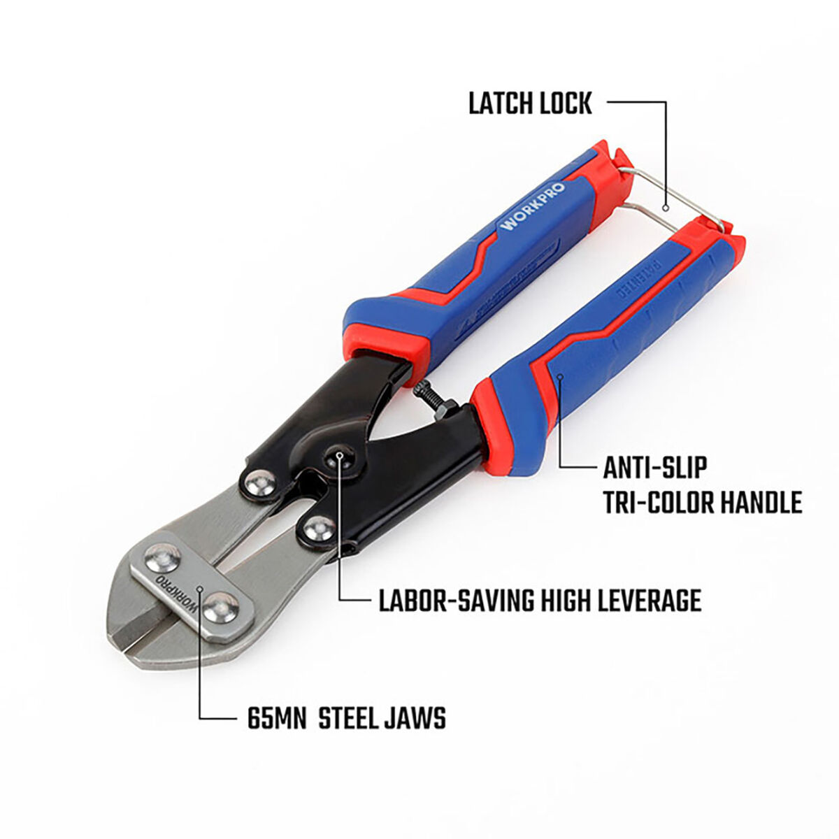 Cizalla Workpro 8" 20 cm 3,5 mm