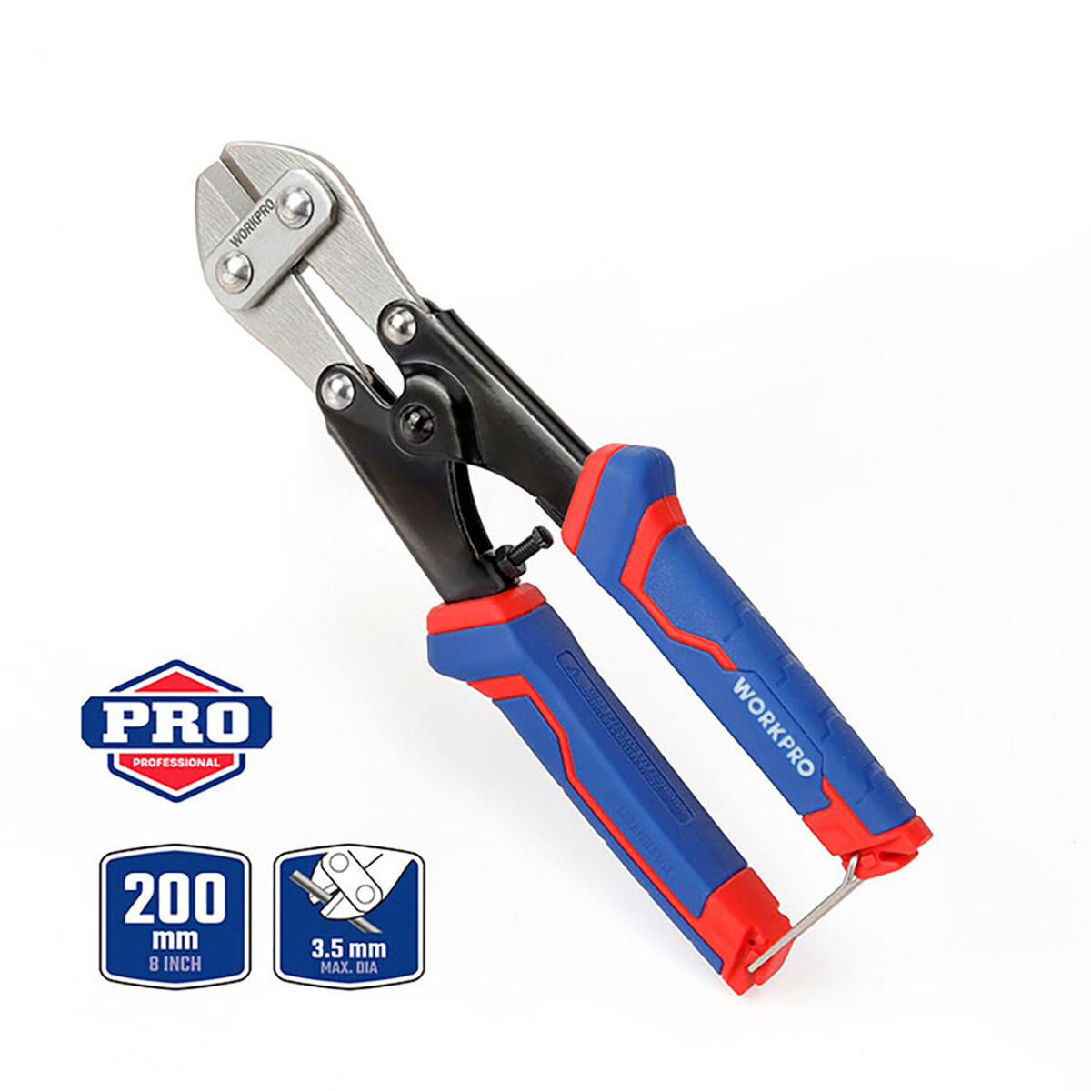 Cizalla Workpro 8" 20 cm 3,5 mm