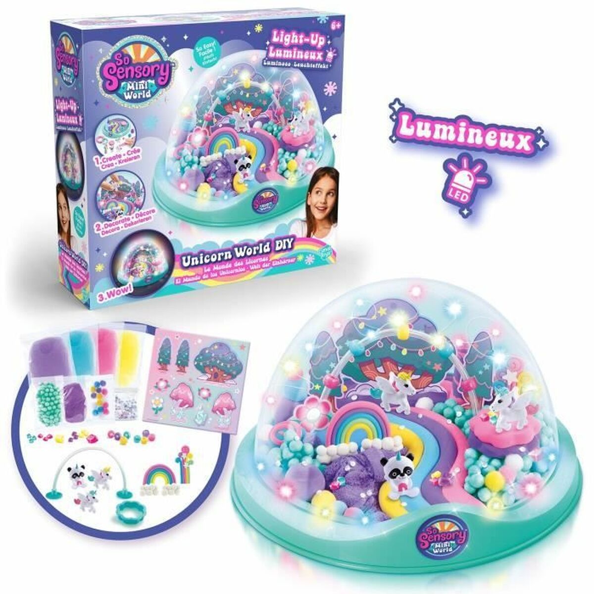 Juego de Plastilina Canal Toys So Sensory Mini World Violeta