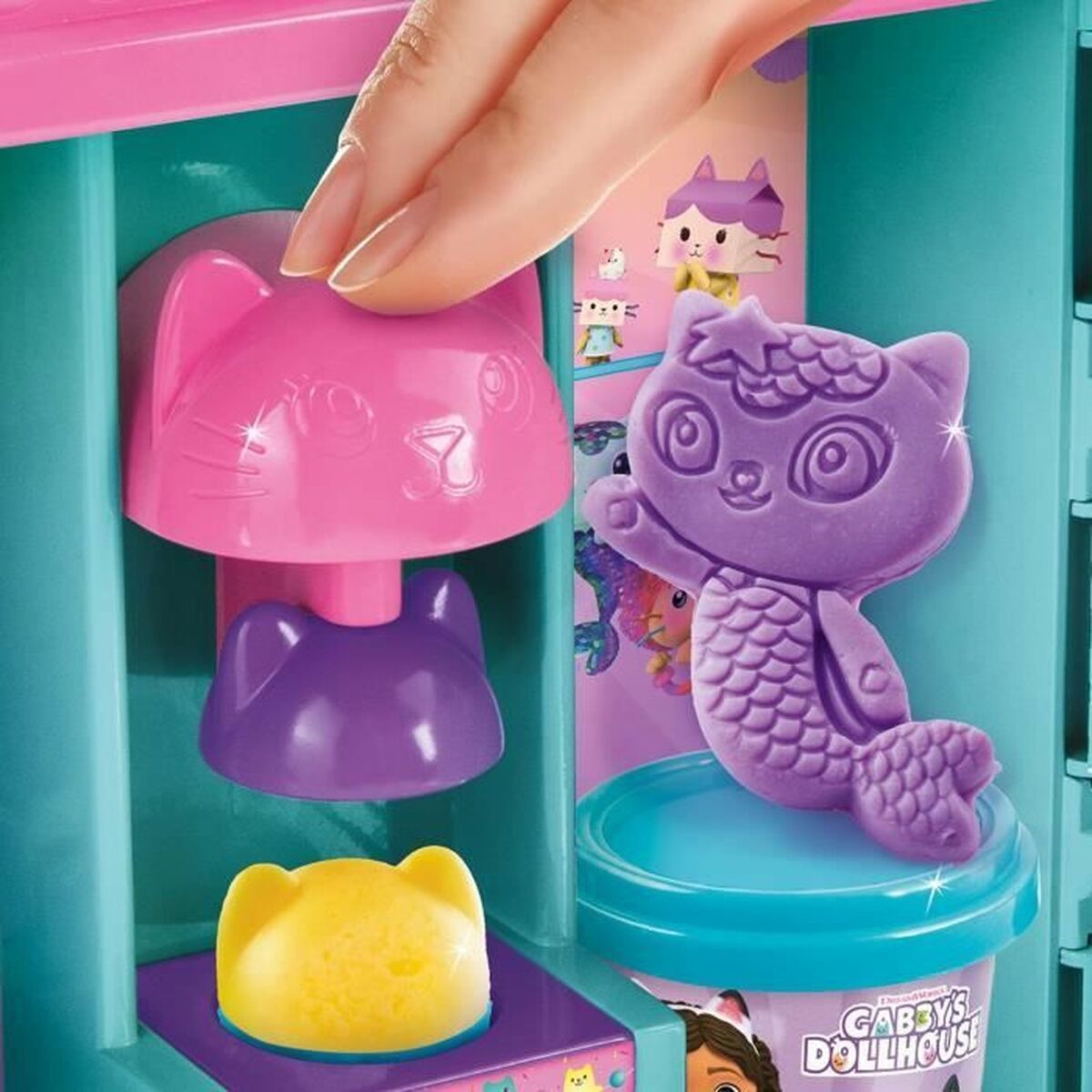 Juego de Plastilina Canal Toys Gabby's Play Dough House Rose