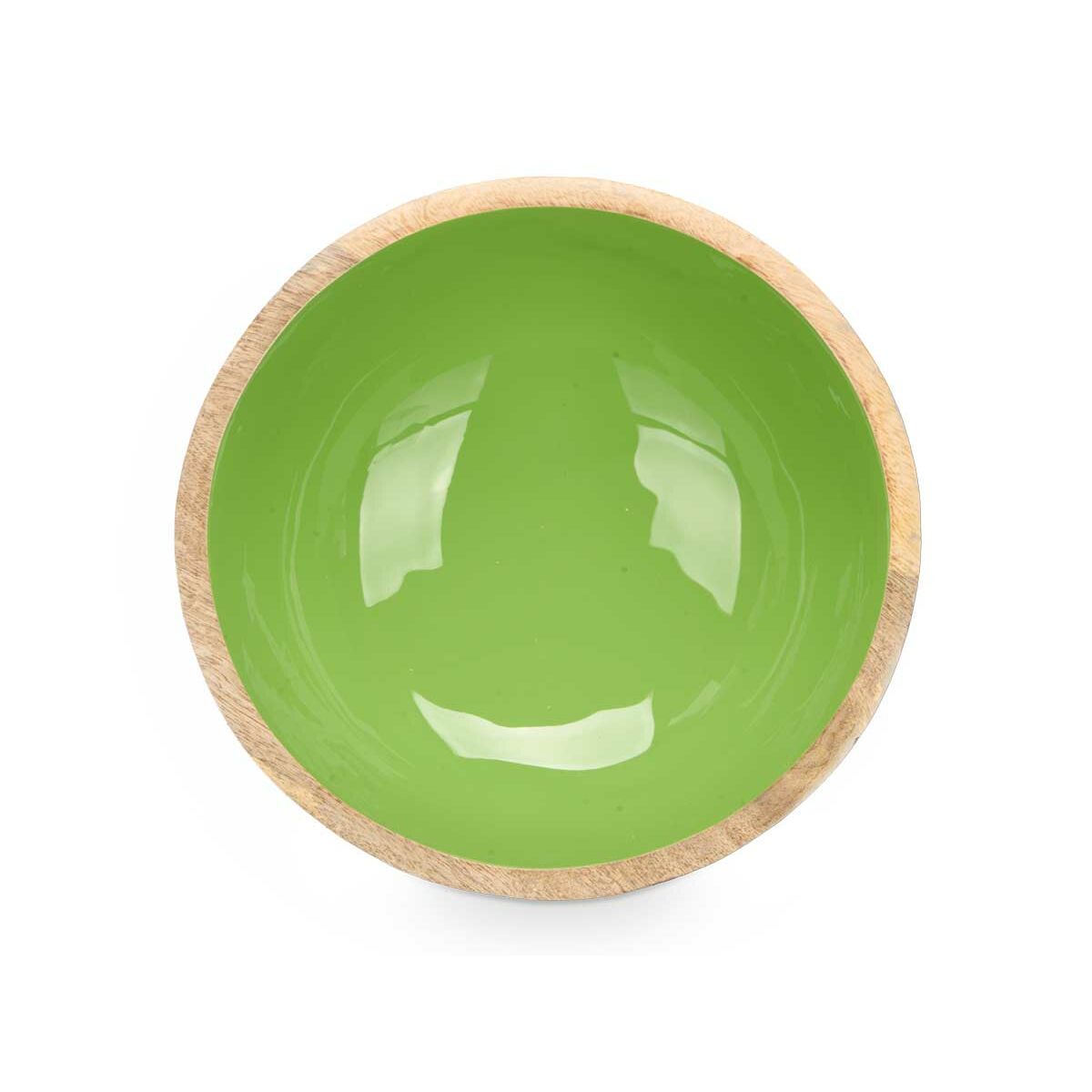 Bol Gift Decor Verde 24,3 x 10,5 x 24,3 cm (6 Unidades)