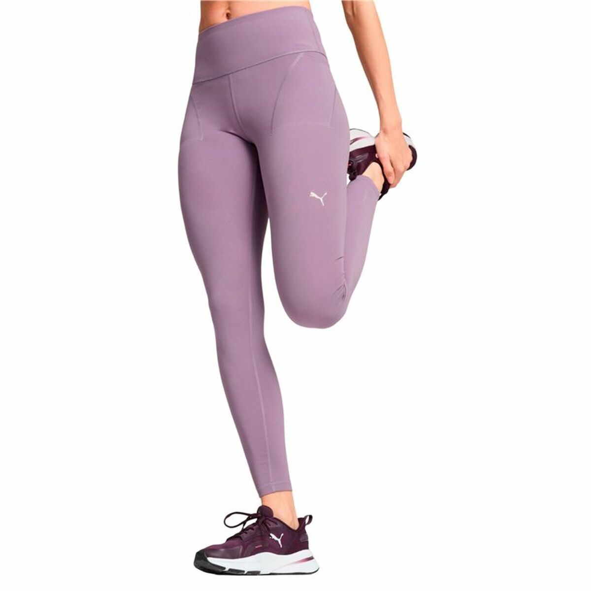 Mallas Deportivas de Mujer Puma Cloudspun Soft Hw Fl Tight Morado