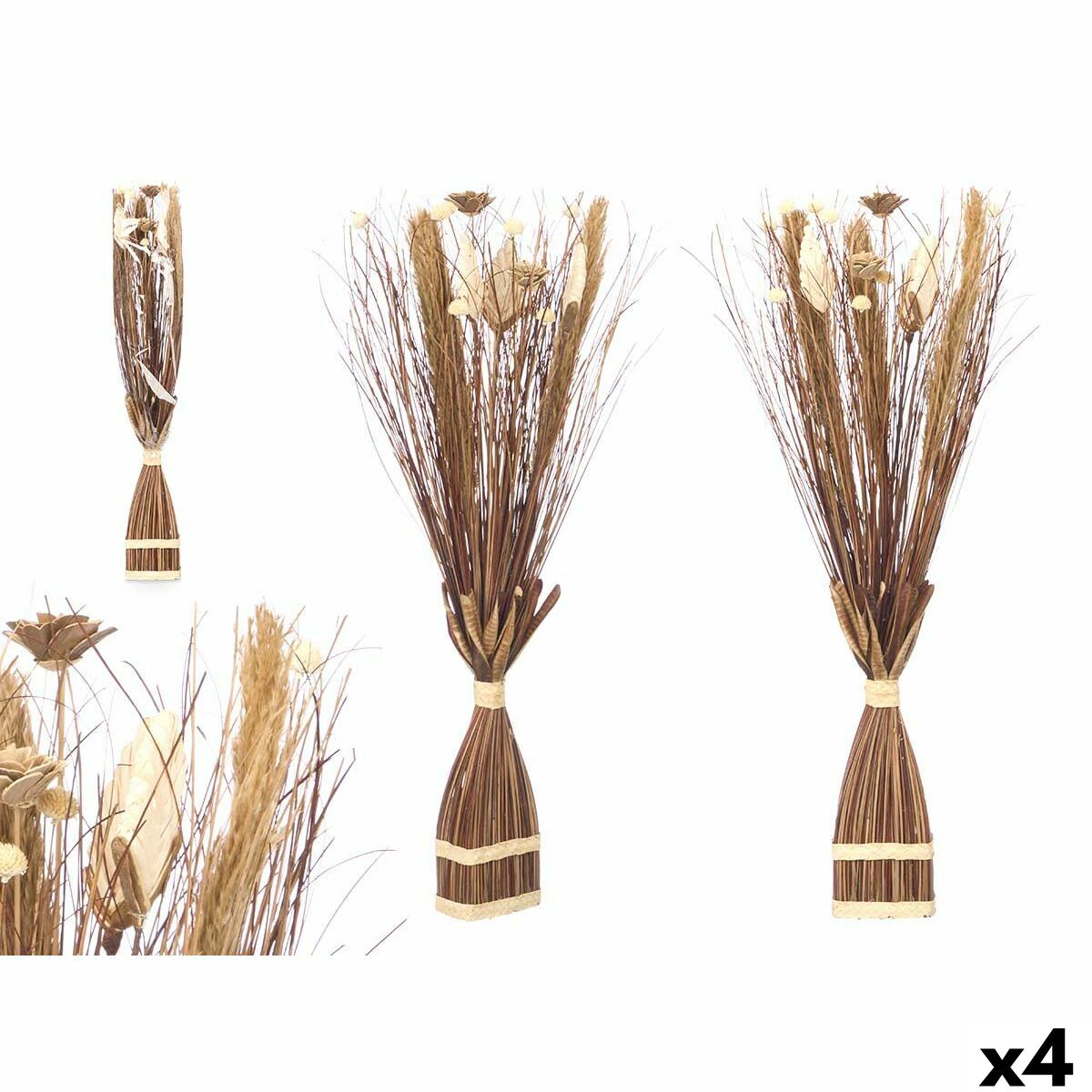 Flor Decorativa Gift Decor Marrón 14 x 100 x 10 cm 8 x 100 x 18 cm (4 Unidades)