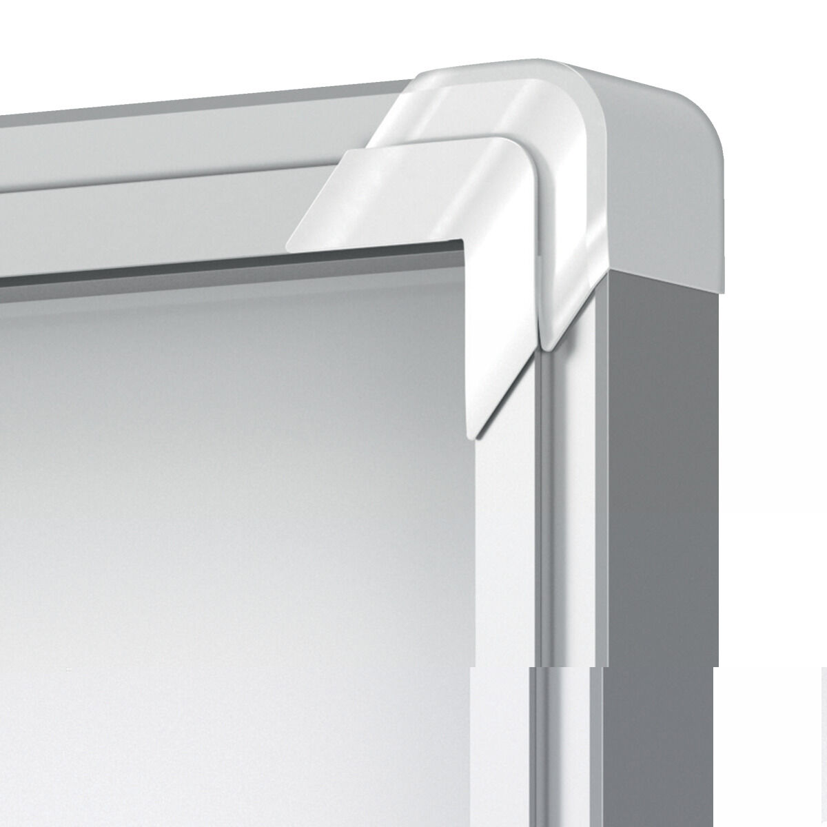 Tablón de Anuncios Esselte Blanco Aluminio Cristal 100 x 97,2 x 4,5 cm