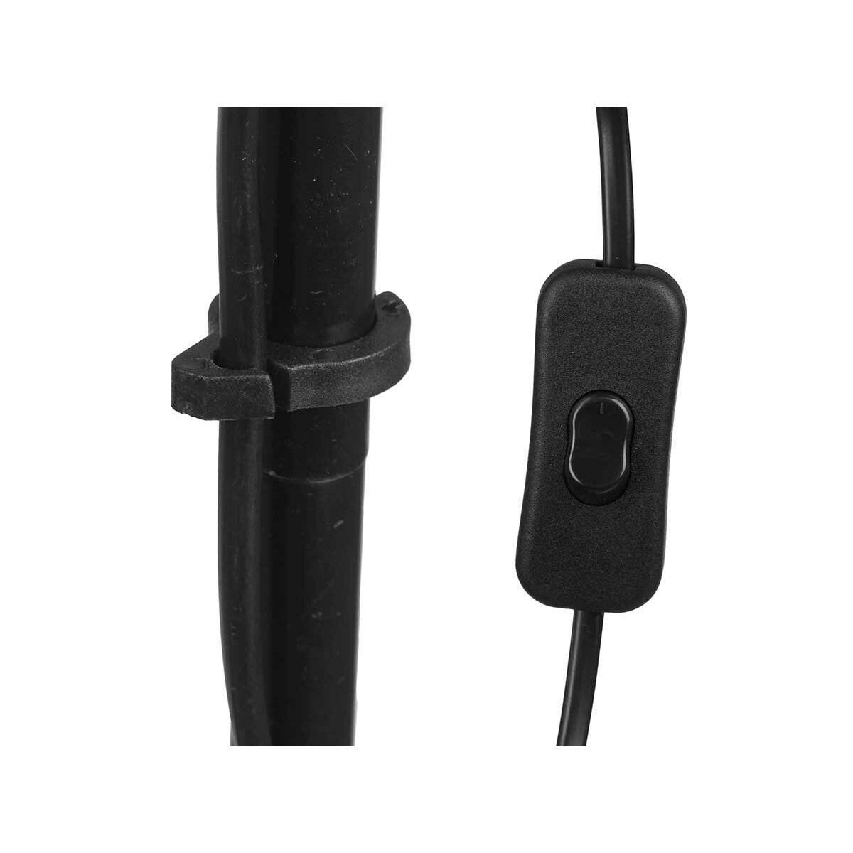 Lámpara de Pie Gift Decor Blanco Negro 60 W 220-240 V 22 x 185 x 22 cm (2 Unidades)