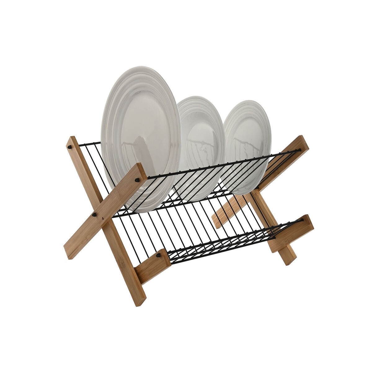 Escurridor para Fregadero Home ESPRIT Negro 39,5 x 38 x 27 cm