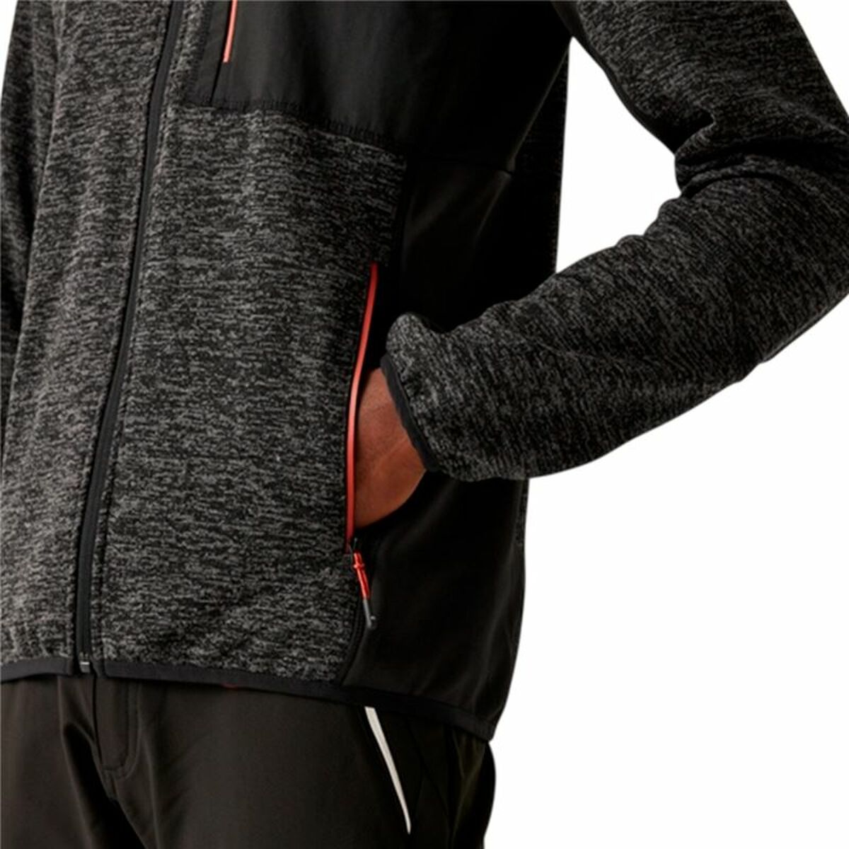 Forro Polar Regatta Baslinn Negro Hombre