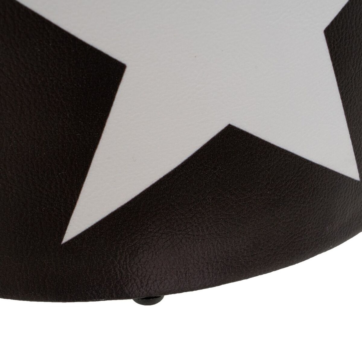 Taburete con almacenaje Blanco Negro Morado 40 x 40 x 42 cm