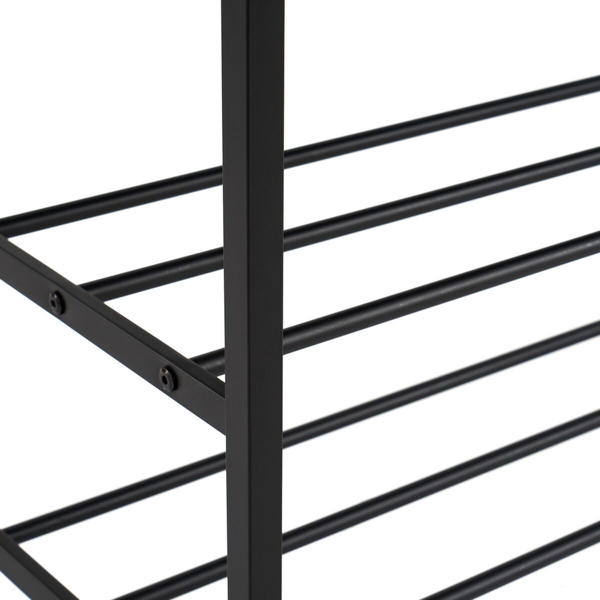 Perchero Negro Hierro 76,2 x 35 x 177,5 cm