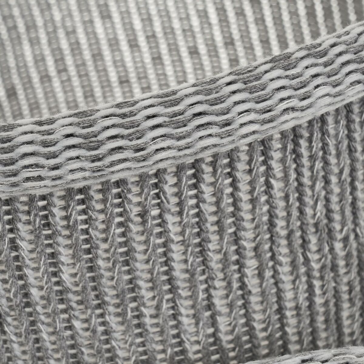 Cesta Multiusos Blanco Gris Poliéster (3 Unidades)