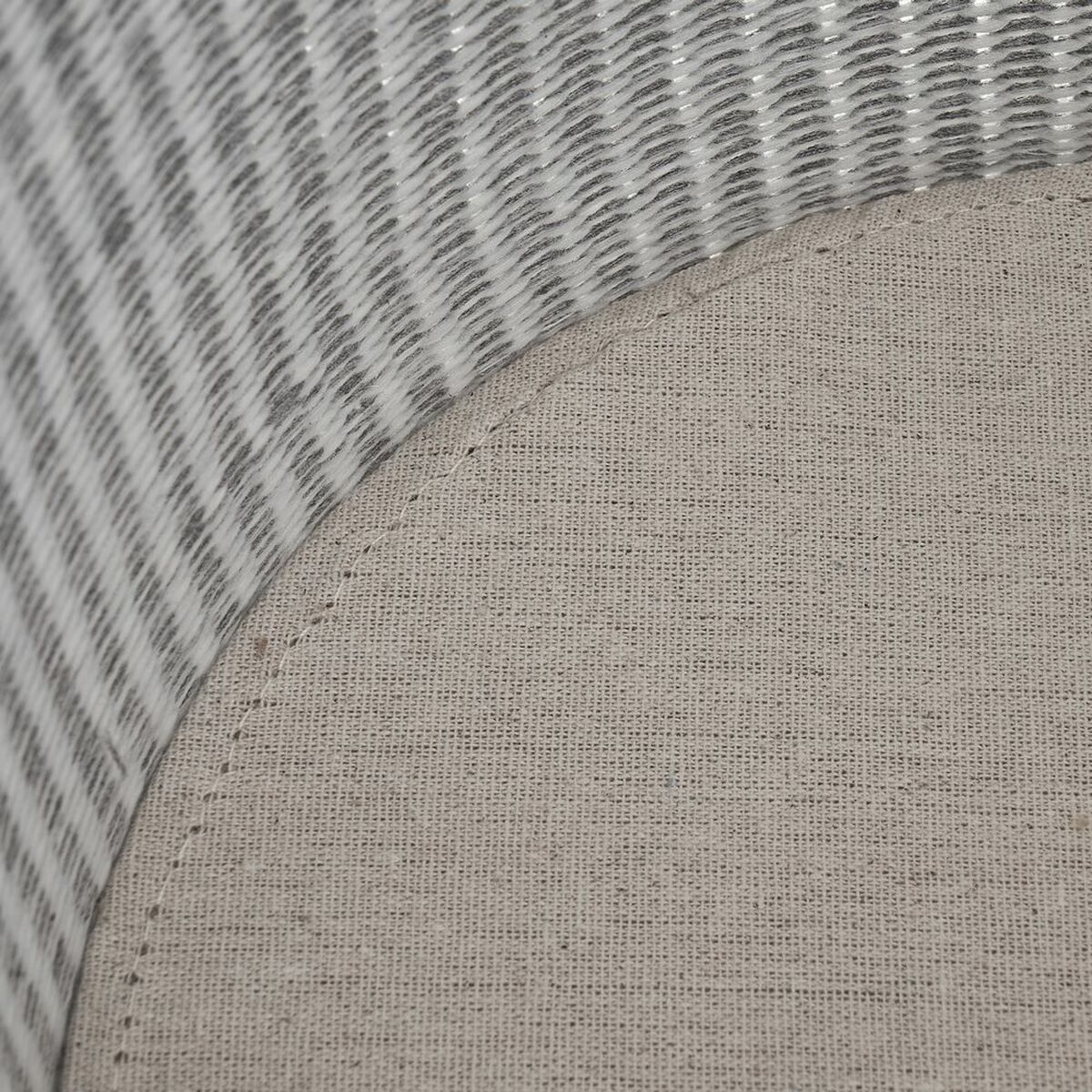 Cesta Multiusos Blanco Gris Poliéster (3 Unidades)