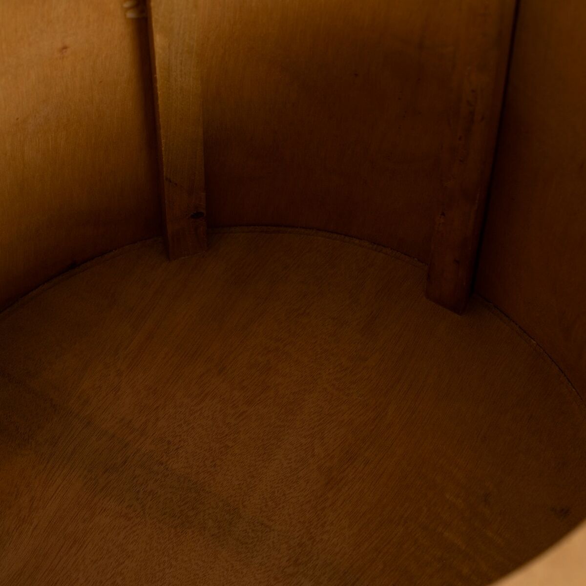 Puff RATÁN Natural Ratán 40 x 40 x 46 cm (2 Unidades)